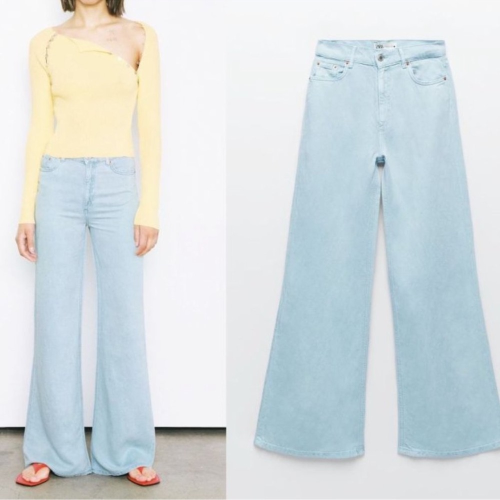 Zara Light Blue Women Jeans-Sold out